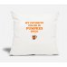 Favorite Color Pumpkin Spice Natural White Pillow